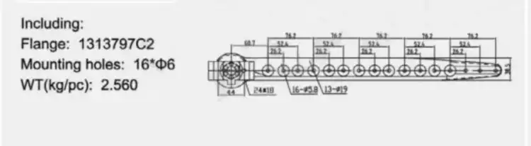 1316161C95 sickle Knife Head Ball Joint with rail replaced Case-IH platforms parts Grain head cutting bar assy assembly