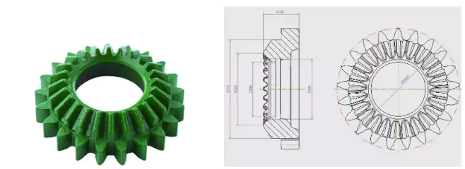 E43698 Baler Pinion Gear replaced for John Deere Baler