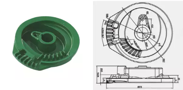 Agricultural machinery parts gear and disc inodator replaced for John Deere baler
