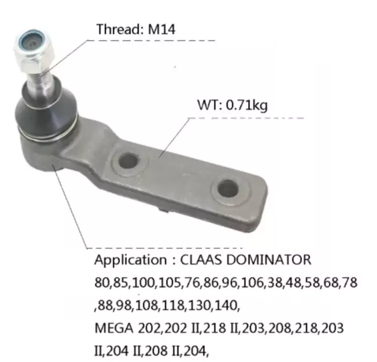 Knife Head Ball Joint 670120.1 Replacement spare parts sickle Combine harvester cutter bar