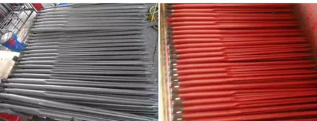 Baler spare parts- hay loader tine Straight loader tine Cranked tine