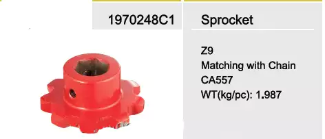 Machining Gear Wheel 4C2007 For Agricultural Machinery replacement for John Deere, CLAAS, CNH