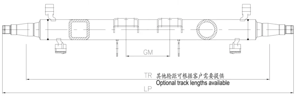Axle shaft Series for Heavy Duty Trailer