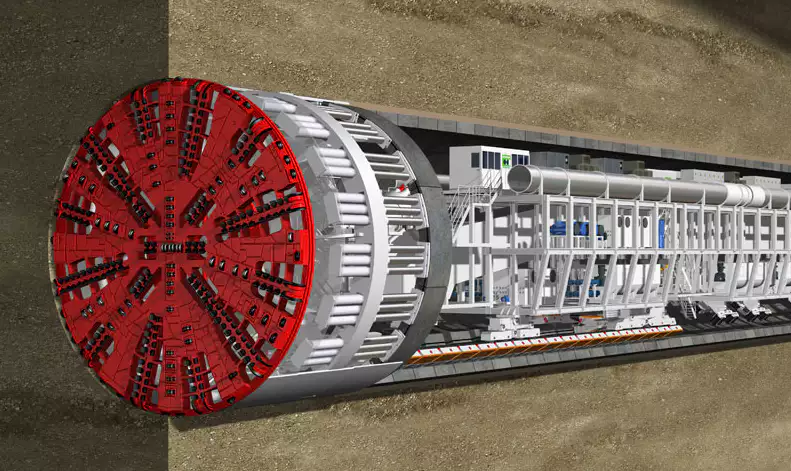 Slewing Drive Planetary Gearbox for Tunnel Boring Machines Cutting Head Positioning Drives