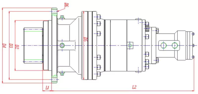 705AL Slewing Drive Planetary Gearbox
