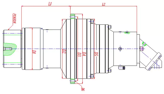 707L Slewing Drive Planetary Gearbox