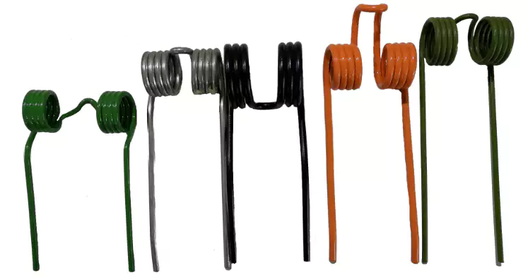 Lighting Double Torsion Spring Tine For Agricultural Machinery Parts