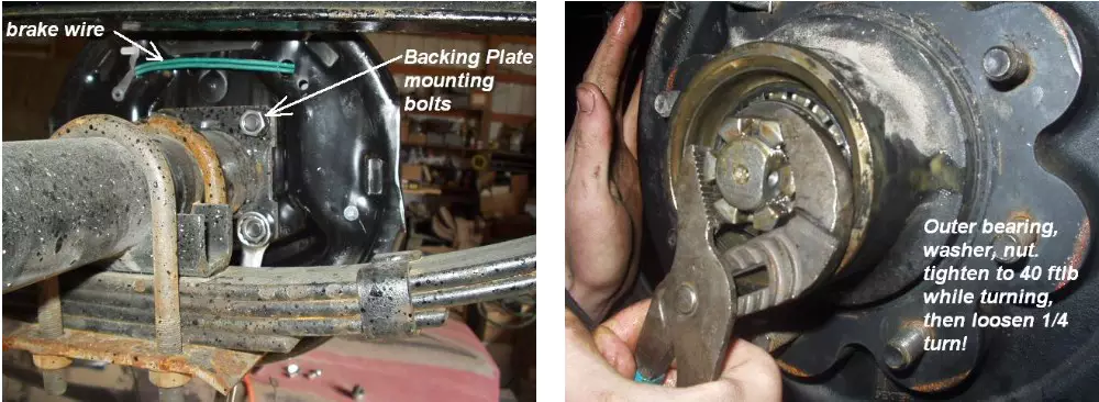 86439 Left/Right Trailer Brake 12′ Electric Brake Heavy Duty 7000lbs