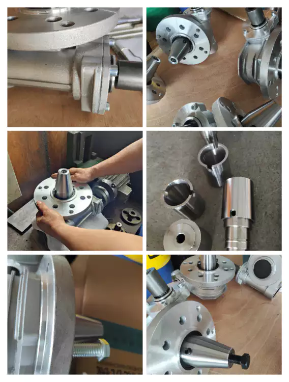 Concrete Mixing Gearbox Reducer For Cement Mixer With Bullet Head Shape Output