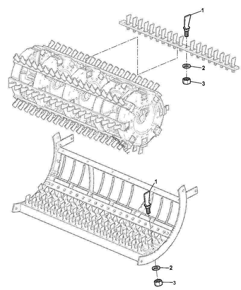 396576 Cylinder Spike Tooth For Combine Harvesters Concave