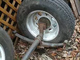 Trailer Drop Axle Trailer Spindle 1750lbs-3000lbs Right Angle