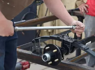 Trailer Drop Axle Trailer Spindle 1750lbs-3000lbs Right Angle