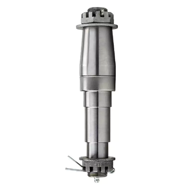 Straight Trailer Axle Spindle with Brake Flange