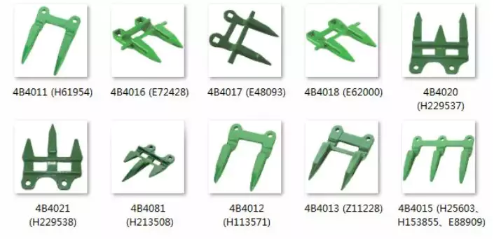 Agricultural Spare Parts Forging Knife finger for Harvester Spare Parts