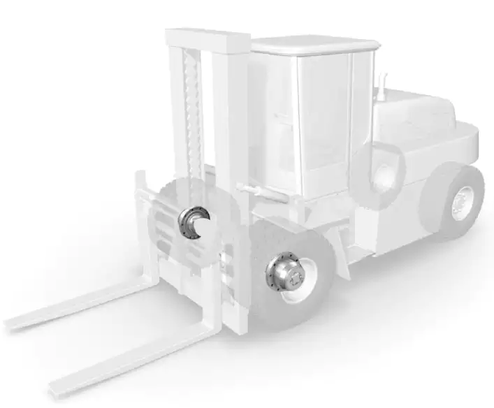 Wheel Drive Planetary Gearbox For Forklift Material Handling Vehicles