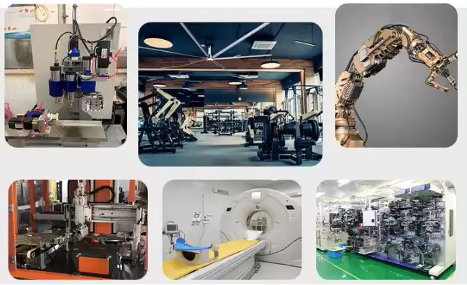 THS085 Hollow Rotary Actuator Rotating Platform Table With High Precision Planetary Gearbox