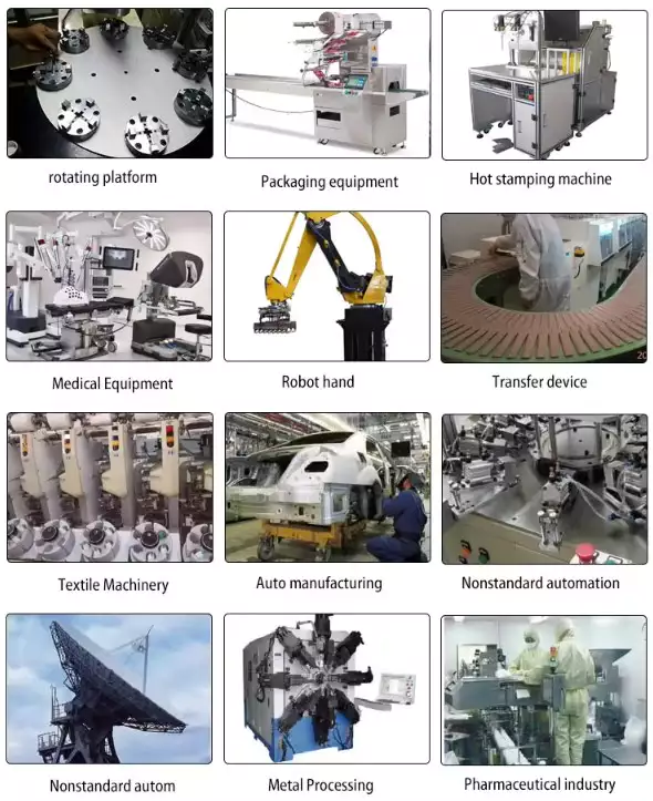 THG130 Hollow Rotary Actuator Rotating Platform Table With High Precision Planetary Gearbox