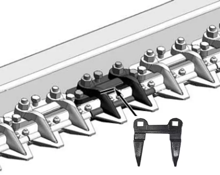 Forged Double Knife guard AH229537/AH229538 for combine harvester