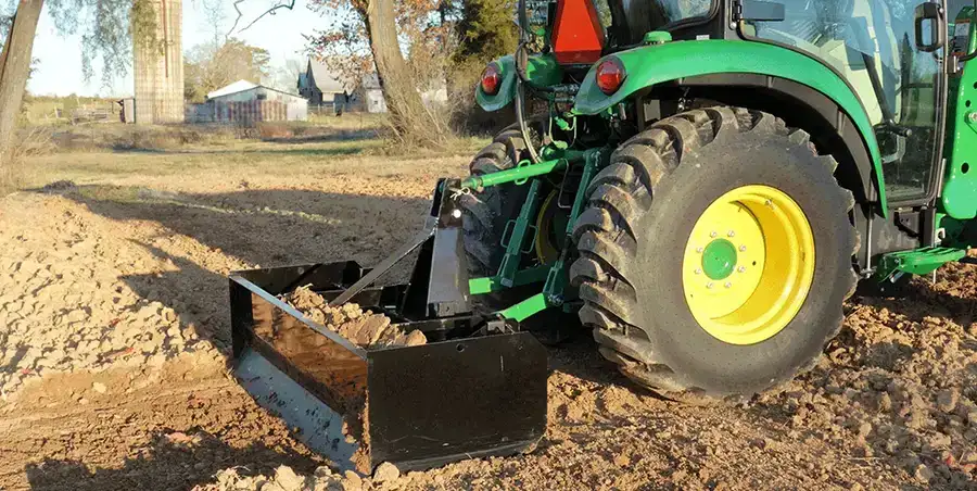 1.5m Agricultural Machine Land Leveler 3 Point Hitch Rear Box Scraper