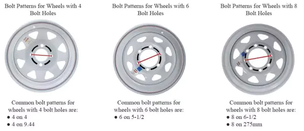 Steel Trailer Rim for Trailer Wheel 4 hole 5 hole 6 hole