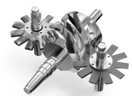 PET Bottle Blowing Oil-Free Screw Air Compressor CM320GPV 20-40bar