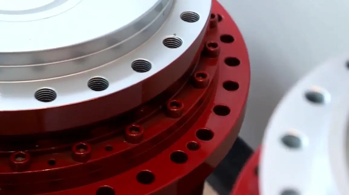 Two speed excavator travel motor wheel motor