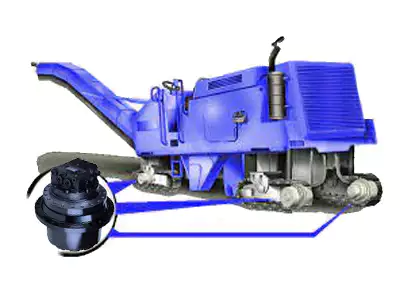 Track Drive Planetary Gearbox for Cold Planers Road Milling