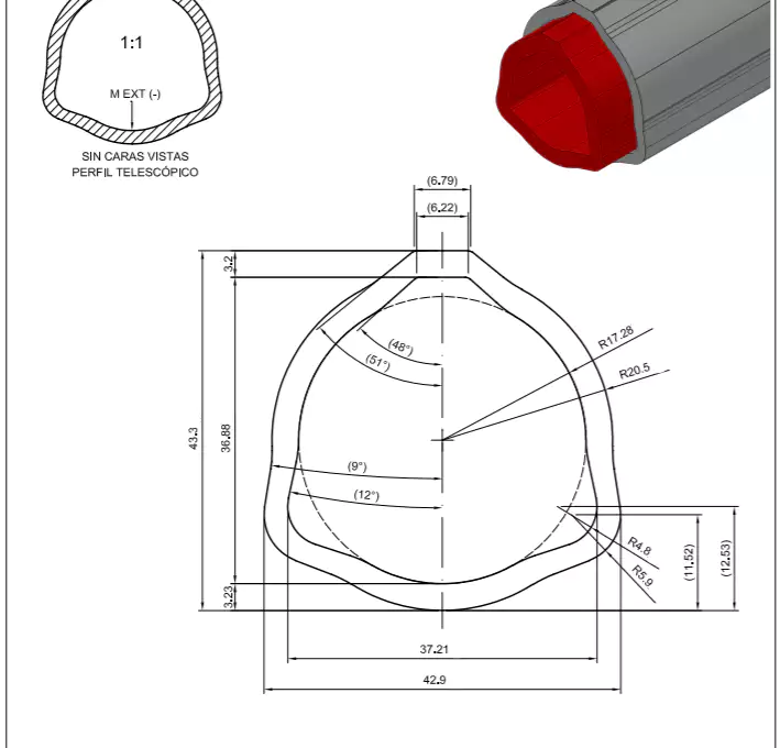 Tracker PTO Drive Shaft for Solar Energy System Rotating Solar Panels