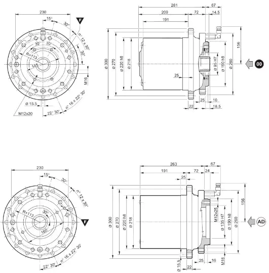 PWD2100 Winch Drive Planetary Gearbox Replace Replacement of Brevini Riduttori