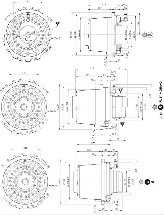 PWD3500 Winch Drive Planetary Gearbox Replace Replacement of Brevini Riduttori