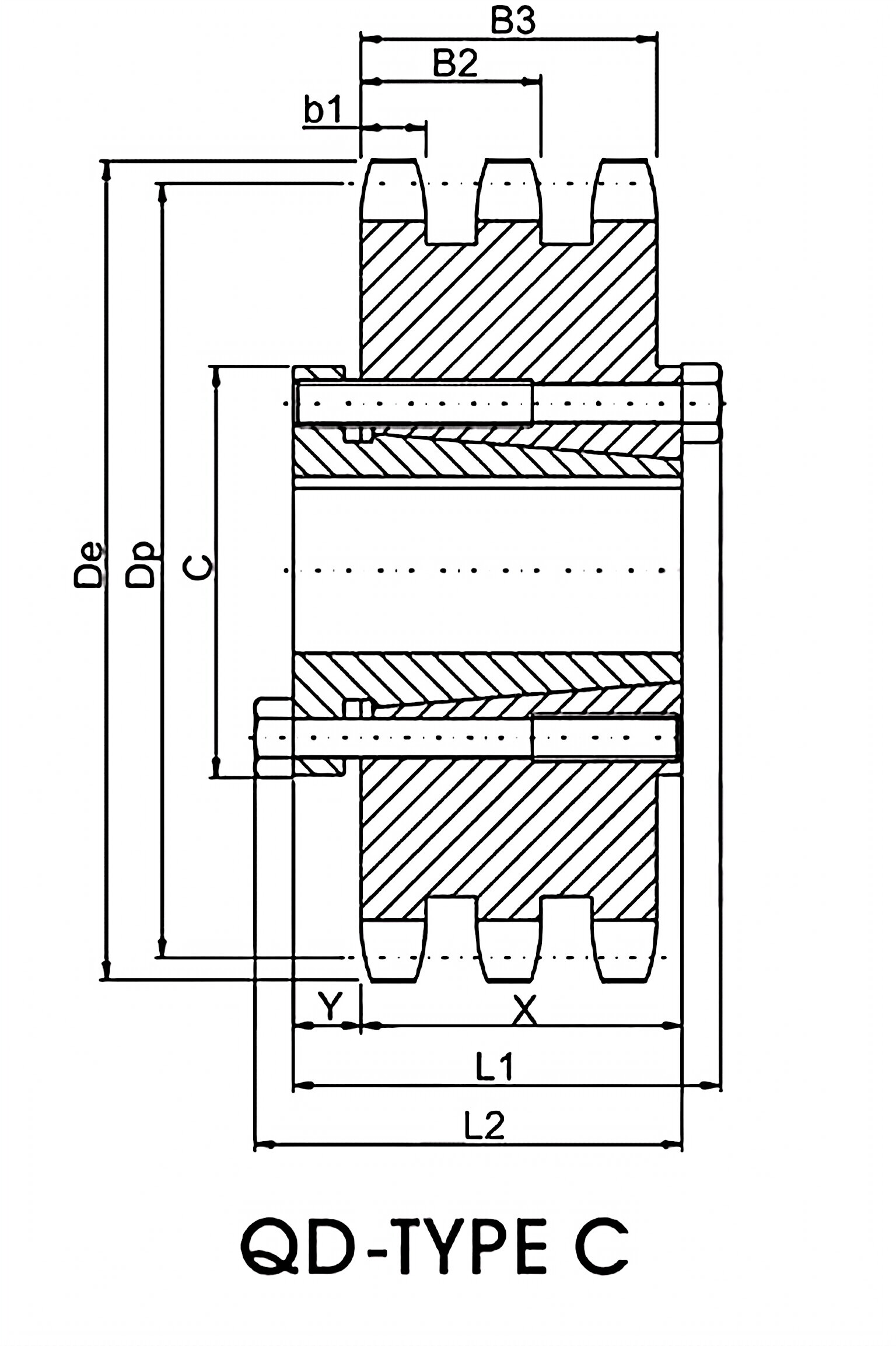QD Sprocket No.35-3 Triple Type