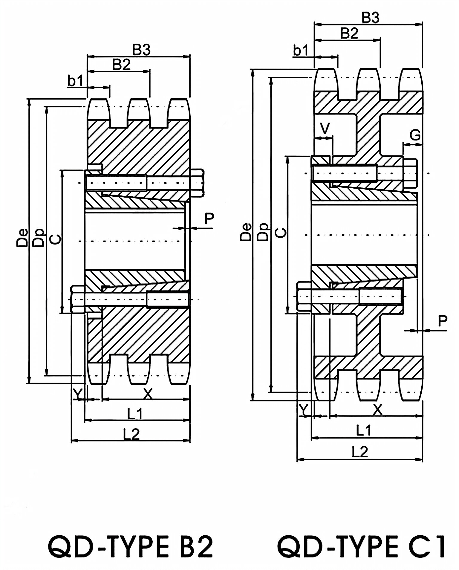 QD Sprocket No.60-3 Triple Type
