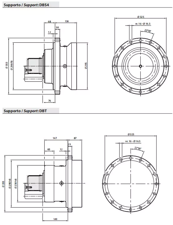 Replacement Dinamic Oil RE1020 Slewing Drive Planetary Gearbox Reducer