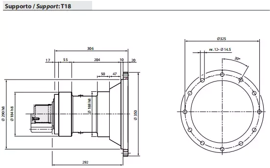 Replacement Dinamic Oil RE610 Slewing Drive Planetary Gearbox Reducer