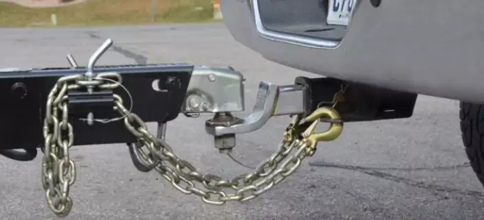 1BJY-SC-17 Trailer Safety Chain with Spring Clip with 2 S Hook