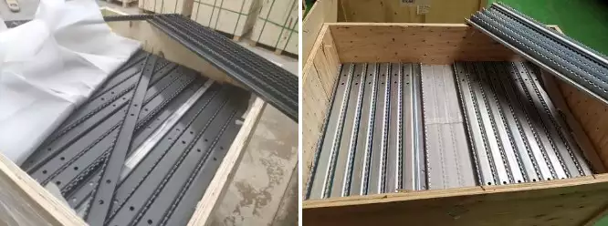 feeder house chain conveyor Serrated slat bar