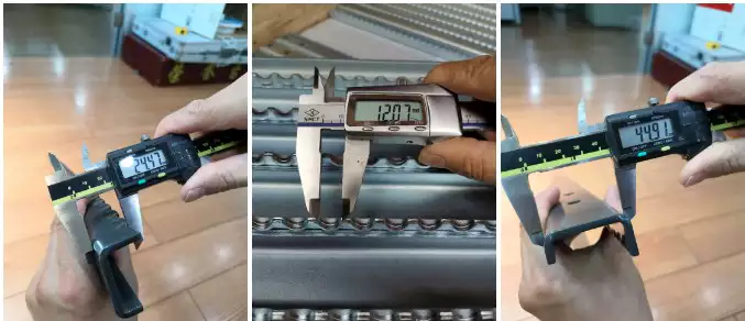 feeder house chain conveyor Serrated slat bar