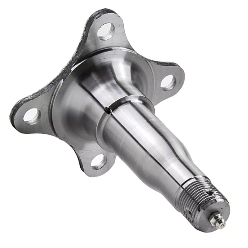 Straight Trailer Axle Spindle with Brake Flange