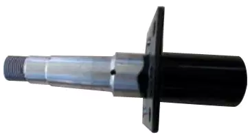 Straight Trailer Axle Spindle with Brake Flange