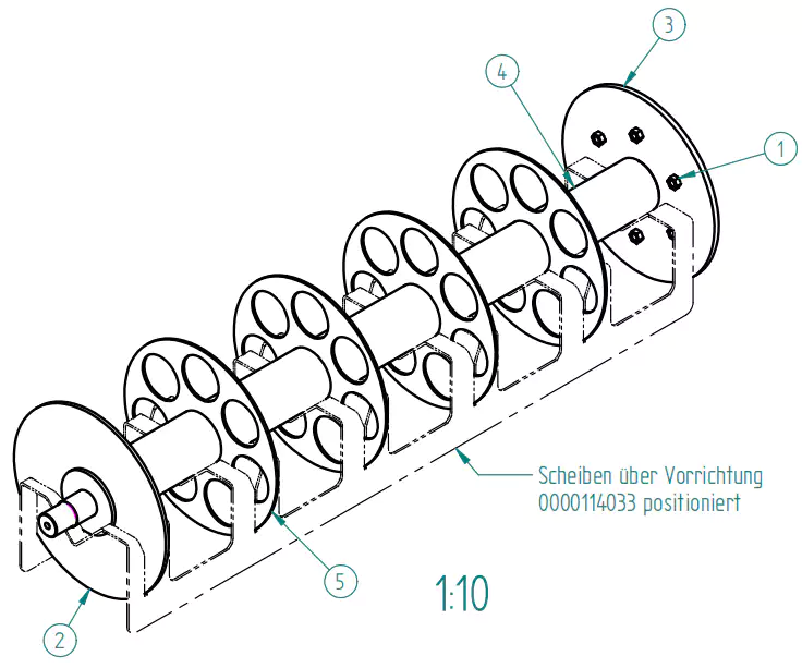 Roller Drum of Self Propelled TMR Mixer Feed Loading System