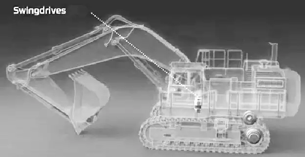 Swing Gearbox Fit for Excavator  Caterpillar E320D