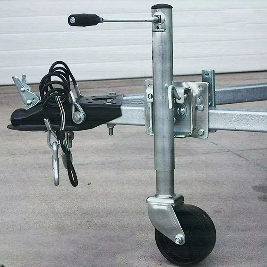 1500lbs Trailer Jack Jw1605 Jockey Wheel 6"double solid wheel