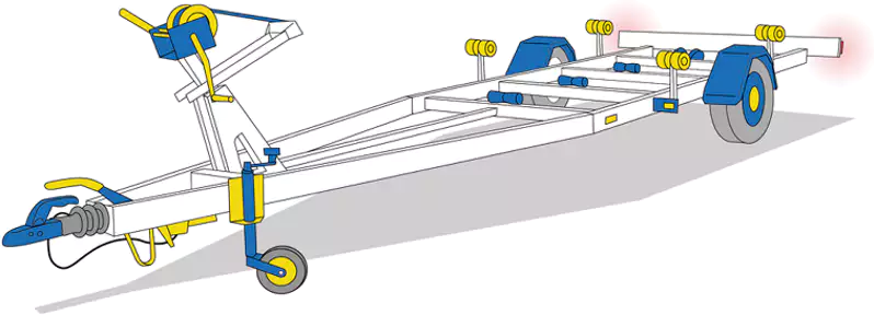 2 Inch Trailer Coupler For 7500lbs Capacit For Boat,Trailer,RV