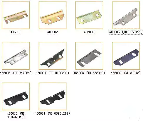 Wear plate 4B6009 (31.81272) for MF Combine harvester replacement for John Deere, CLAAS, CNH