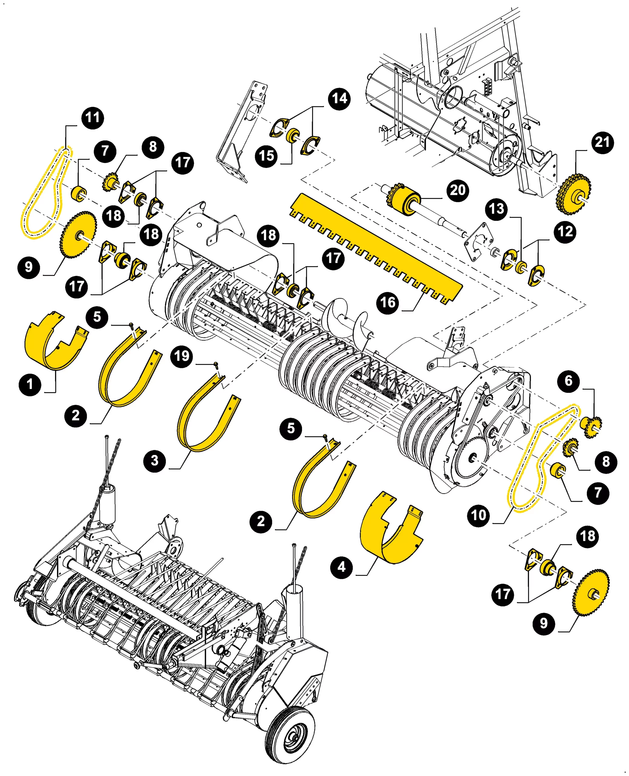 0762.35 Finger Bushing Fits For Welger