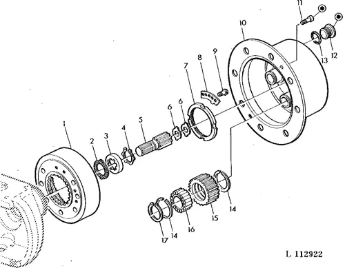 Wheel Drive Planetary Gearbox for Street Sweeper Truck