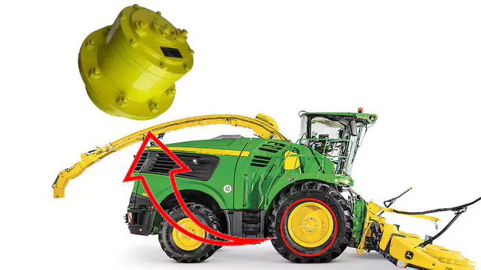 Wheel Drive Planetary Gearbox Reducer For Forage Harvester