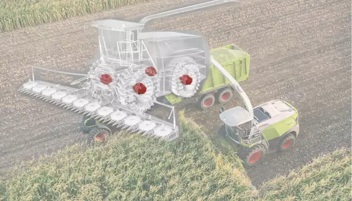 Wheel Drive Planetary Gearbox Reducer For Forage Harvester