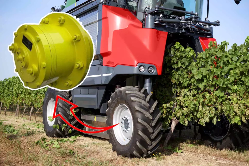 Wheel Drive Planetary Gearbox Reducer For Grape Harvester