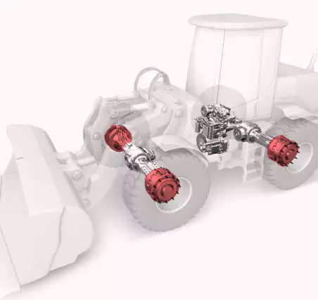 Wheel Drive Planetary Gearbox For Wheel Loader